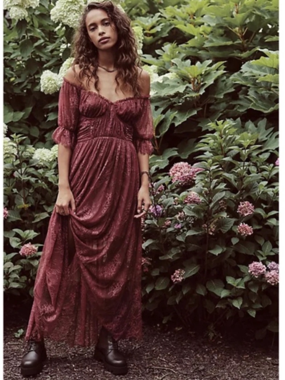 NWT Free People Dear Jane Midi Dress